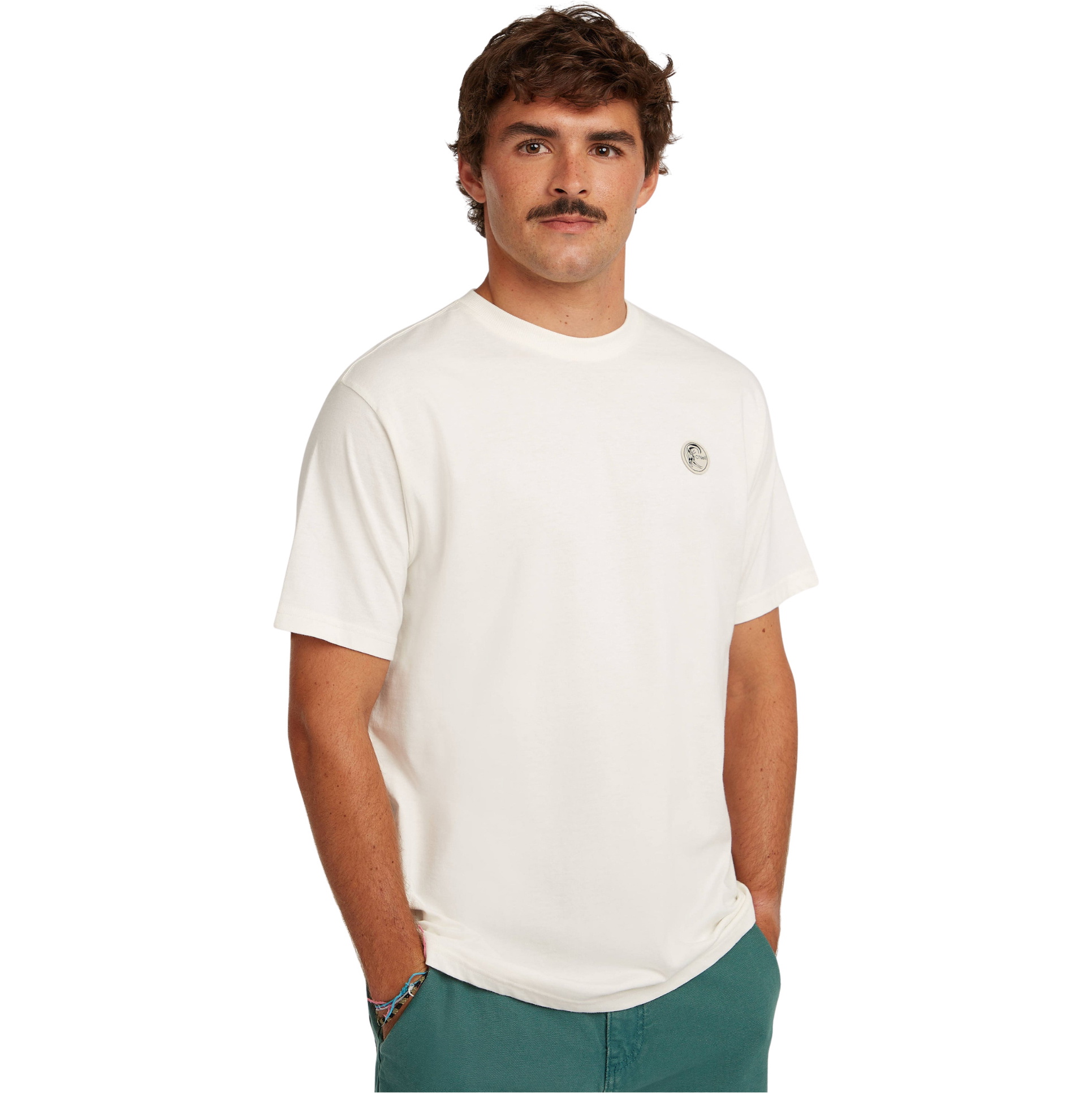 2026 O'Neill Mens O'Riginals Badge T-Shirt 2850355 - Snow White